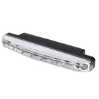 Universal 4W 8 LED 6000K Daytime Running Lights (Chrome Housing/Clear Lens)