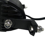 Universal Off Road 6000K Flood Beam 36W 12-LED Fog Light - 4PC (Black Aluminum Housing/Glass Lens)