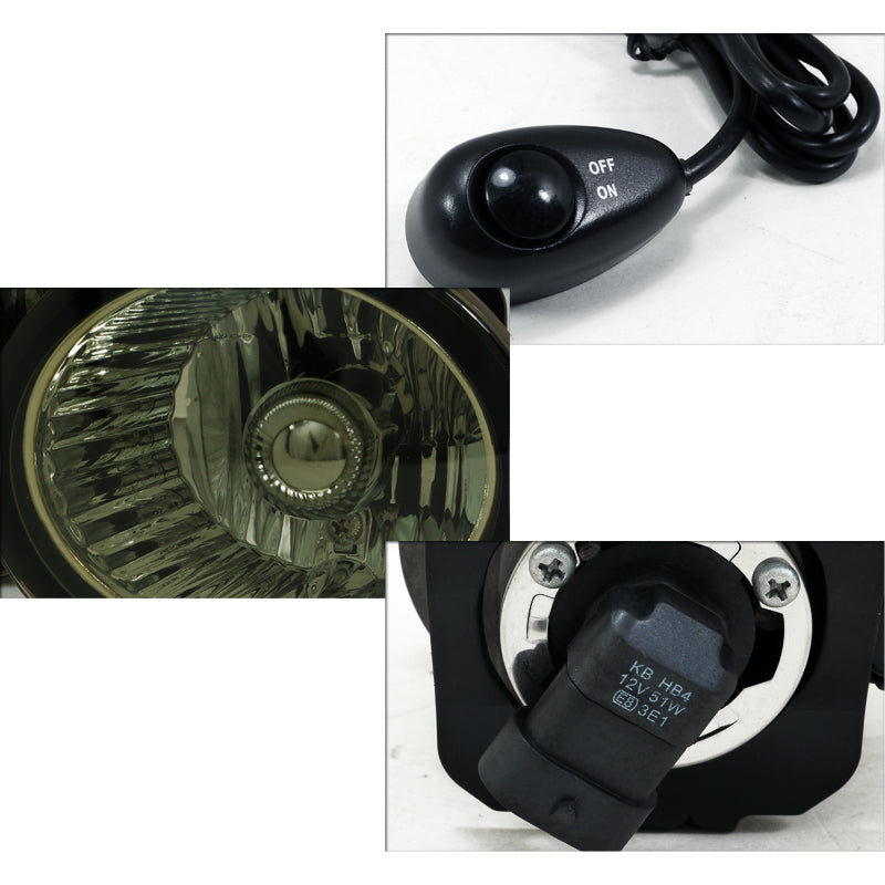 2002-2006 Nissan Altima/Murano Infiniti FX35/FX45 9006 HB4 Fog Lights Kit (Chrome Housing/Smoked Lens)