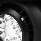 2015-2018 GMC Canyon 6-LED Fog Lights Kit (Chrome Housing/Clear Lens)