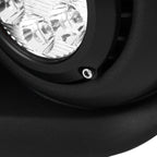 2015-2018 GMC Canyon 6-LED Fog Lights Kit (Chrome Housing/Clear Lens)
