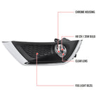 2017-2020 Jeep Compass H8 Fog Lights Kit (Chrome Housing/Clear Lens)