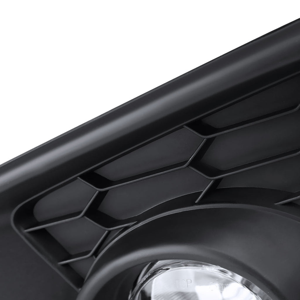 2013-2016 Mazda CX-5 H11 Fog Lights Kit w/ Switch & Wiring Harness (Chrome Housing/Clear Lens)