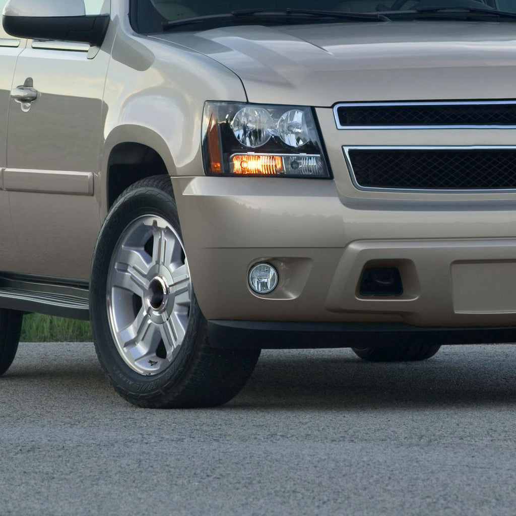 2007-2014 GMC Yukon/Yukon XL Chevrolet Suburban/Tahoe H16 Fog Lights Kit (Chrome Housing/Clear Lens)