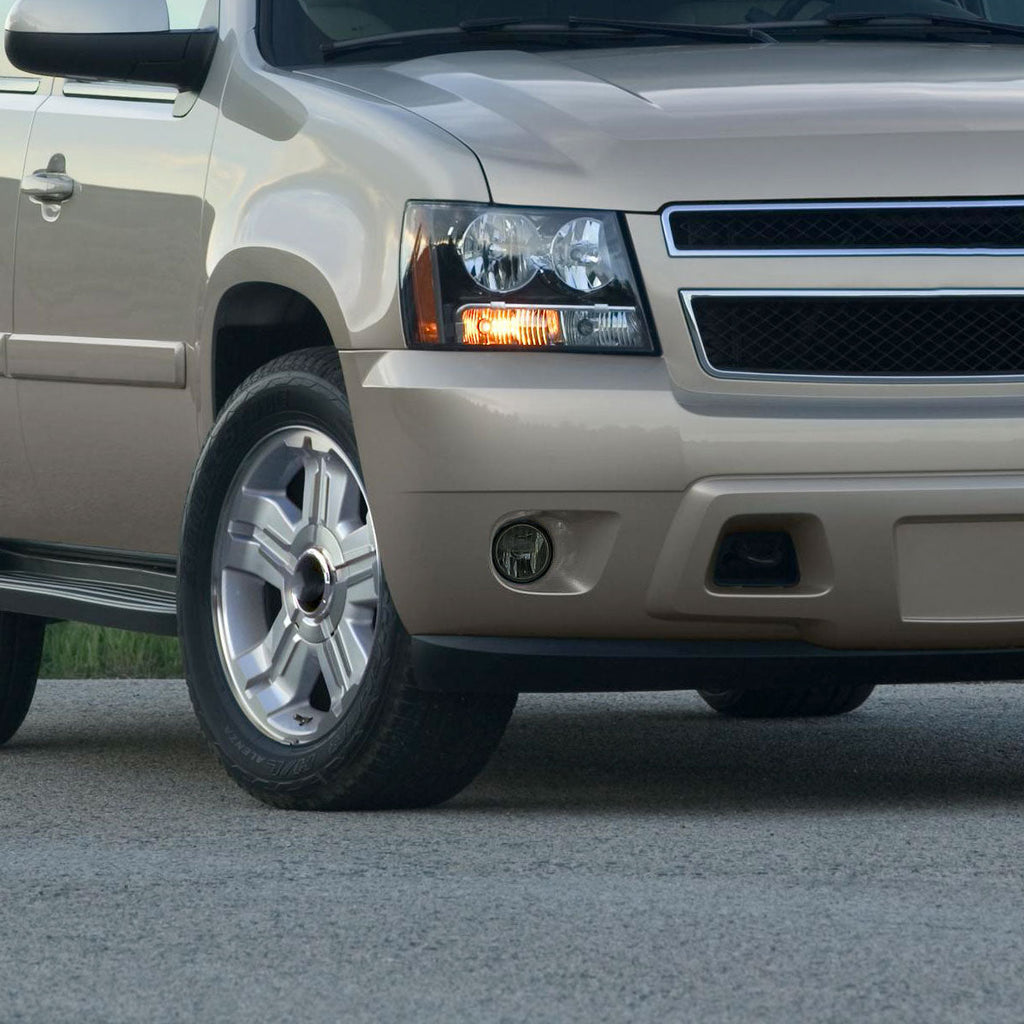 2007-2014 GMC Yukon/Yukon XL Chevrolet Suburban/Tahoe H16 Fog Lights Kit (Chrome Housing/Smoked Lens)