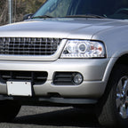 2002-2005 Ford Explorer H10 Fog Lights (Chrome Housing/Clear Lens)