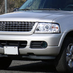 2002-2005 Ford Explorer H10 Fog Lights (Chrome Housing/Smoked Lens)