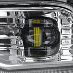 2018-2019 Ford Explorer LED Fog Lights Kit (Chrome Housing/Clear Lens)