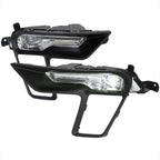 2018-2019 Ford Explorer LED Fog Lights Kit (Chrome Housing/Clear Lens)
