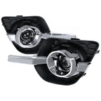 2010-2016 Chevrolet Equinox L/LT/LTZ/LS H11 Projector Fog Lights Kit (Chrome Housing/Clear Lens)