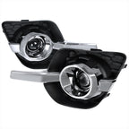 2010-2016 Chevrolet Equinox 12V/55W H11 Projector Fog Lights Kit (Chrome Housing/Clear Lens)