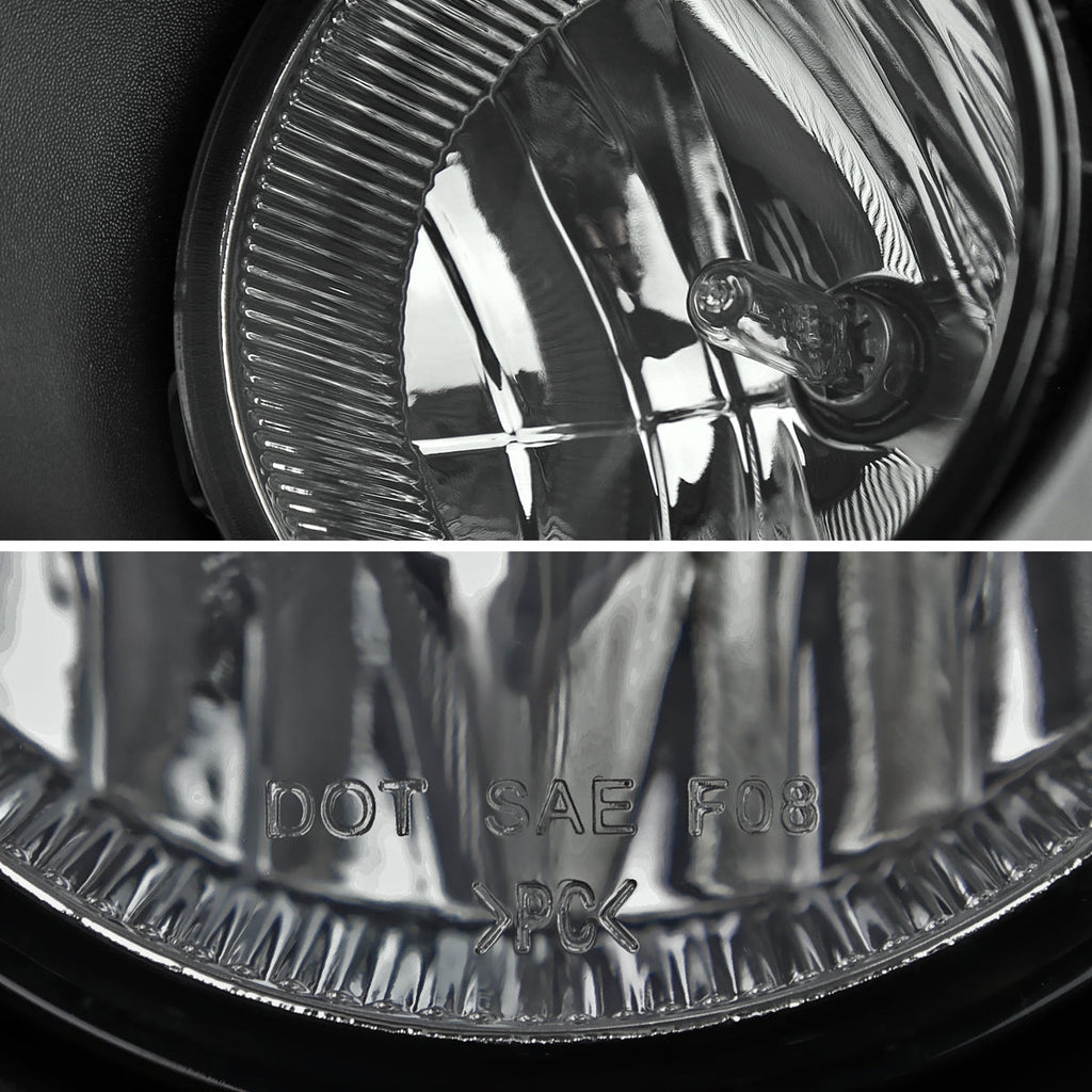 2011-2014 Ford F-150 Fog Light Bezels (Chrome Housing/Smoked Lens)