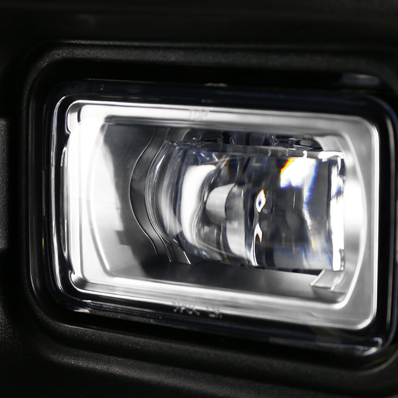 2015-2017 Ford F-150 6500K SMD LED Fog Lights (Chrome Housing/Clear Lens)