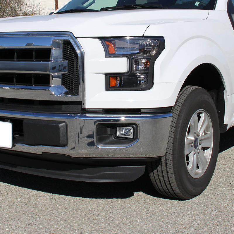 2015-2017 Ford F-150 6500K SMD LED Fog Lights (Chrome Housing/Clear Lens)