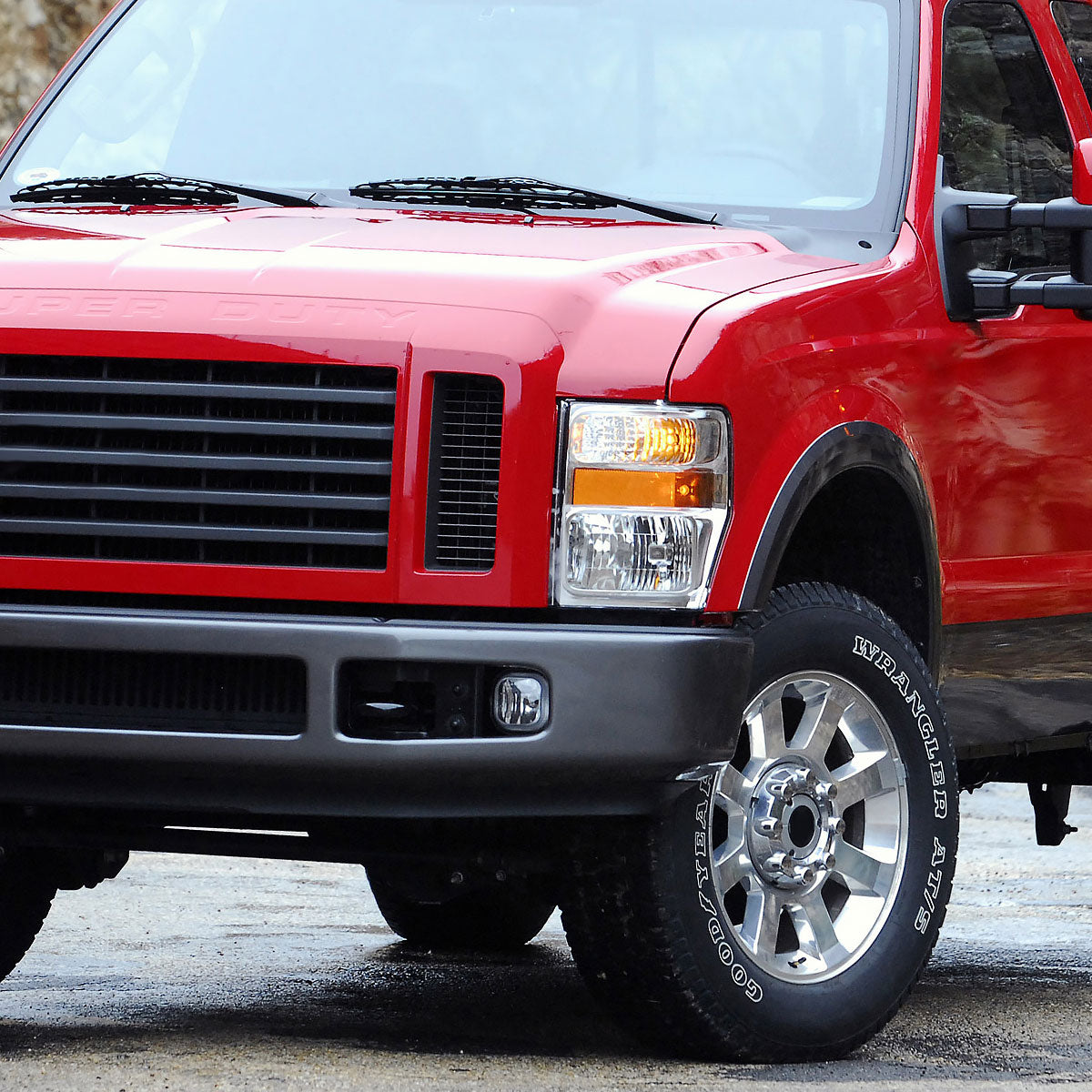 2008-2010 Ford F-250/F-350/F-450/F-550 Super Duty H10 Fog Lights (Chrome Housing/Clear Lens)