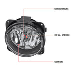 2005-2007 Ford Escape/ 2000-2004 Focus SVT H10 Fog Lights Kit (Chrome Housing/Clear Lens)