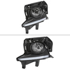 2014-2016 Toyota Highlander H16 Fog Lights Kit w/ LED Light Strip (Chrome Housing/Clear Lens)