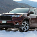 2014-2016 Toyota Highlander H16 Fog Lights Kit w/ LED Light Strip (Chrome Housing/Clear Lens)