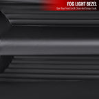 2016-2018 Honda HR-V/Vezel 12V/35W H8 Fog Lights Kit w/ Black Bezels (Chrome Housing/Clear Lens)