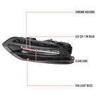 2019-2020 Honda HR-V LED Projector Fog Lights Kit (Chrome Housing/Clear Lens)