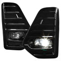 2021-2022 Nissan Kicks LED Fog Lights Kit (Glossy Black Housing/Clear Lens)