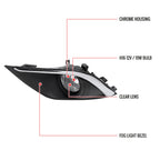 2016-2020 Mitsubishi Outlander H16 Fog Lights Kit (Chrome Housing/Clear Lens)