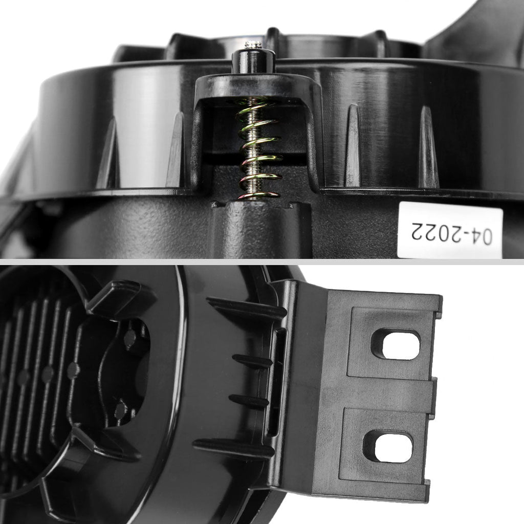 2002-2008 Dodge RAM 1500/2003-2009 RAM 2500/3500/2004-2006 Durango LED Fog Lights Kit (Glossy Black Housing/Clear Lens)