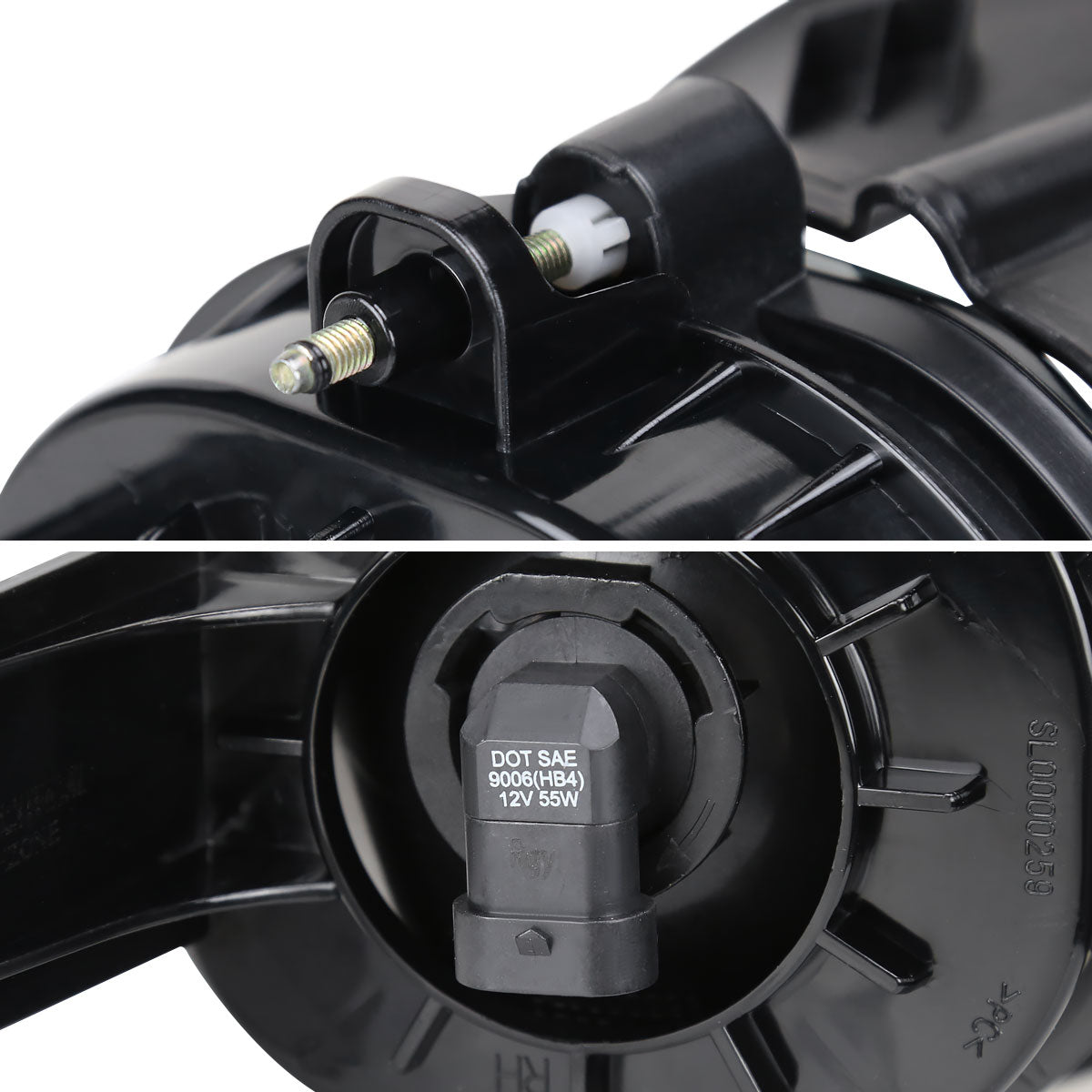 2002-2009 Dodge RAM 1500/2500/3500 9006 Fog Lights (Chrome Housing/Clear Lens)