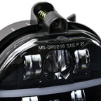 2002-2008 Dodge RAM 1500/2003-2009 RAM 2500/3500/2004-2006 Durango LED Fog Lights Kit (Glossy Black Housing/Clear Lens)