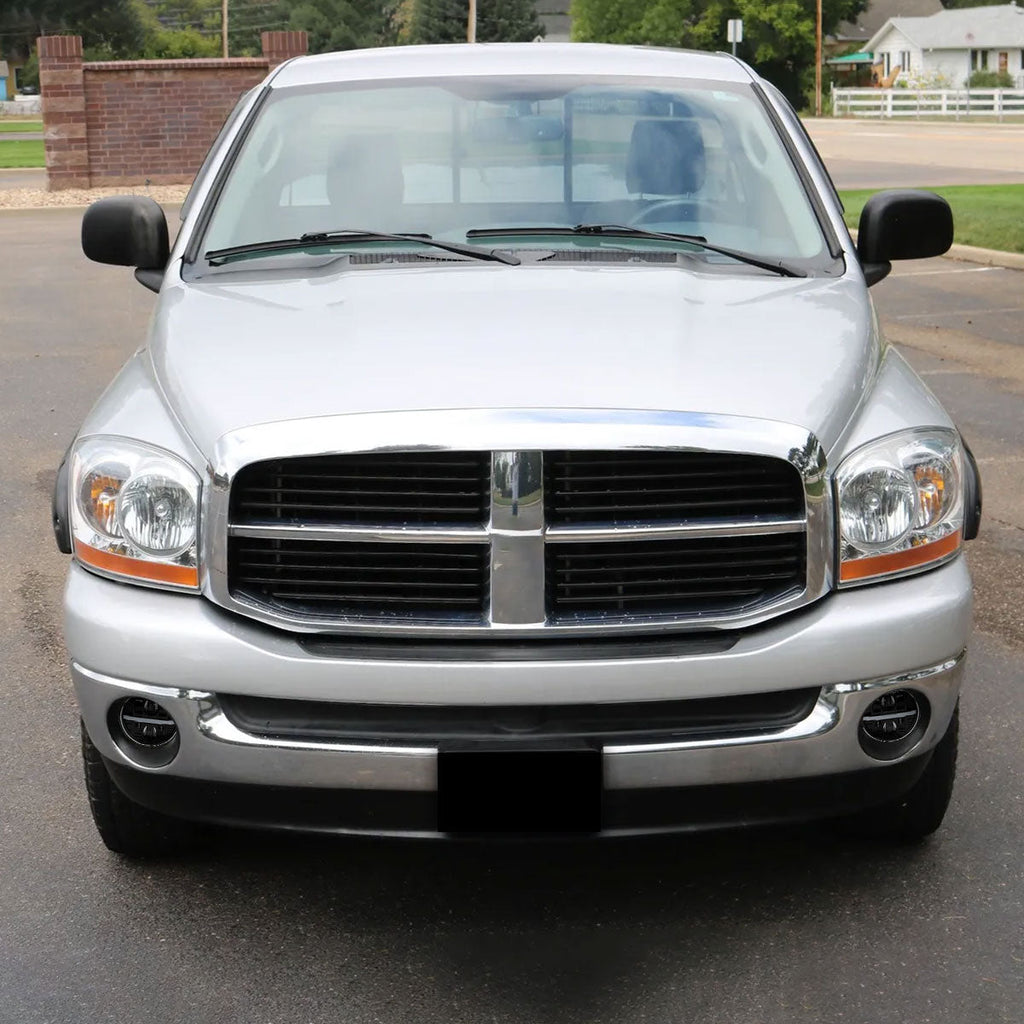 2002-2008 Dodge RAM 1500/2003-2009 RAM 2500/3500/2004-2006 Durango LED Fog Lights Kit (Glossy Black Housing/Clear Lens)