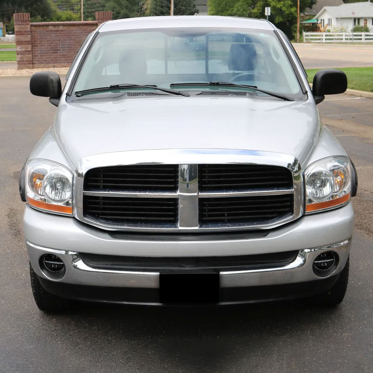 2002-2008 Dodge RAM 1500/2003-2009 RAM 2500/3500/2004-2006 Durango LED Fog Lights Kit (Glossy Black Housing/Clear Lens)