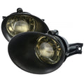 2002-2009 Dodge RAM 9006 Fog Lights w/ Mounting Brackets (Chrome Housing/Smoked Lens)