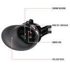 2002-2009 Dodge RAM 1500/2500/3500 9006 Fog Lights (Chrome Housing/Smoked Lens)