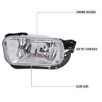 2009-2012 Dodge RAM 1500/ 2010-2018 RAM 2500/3500 H10 Fog Lights (Chrome Housing/Clear Lens)