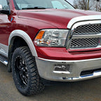 2009-2012 Dodge RAM 1500 / 2010-2018 RAM 2500 3500 H10 Fog Lights (Chrome Housing/Smoked Lens)