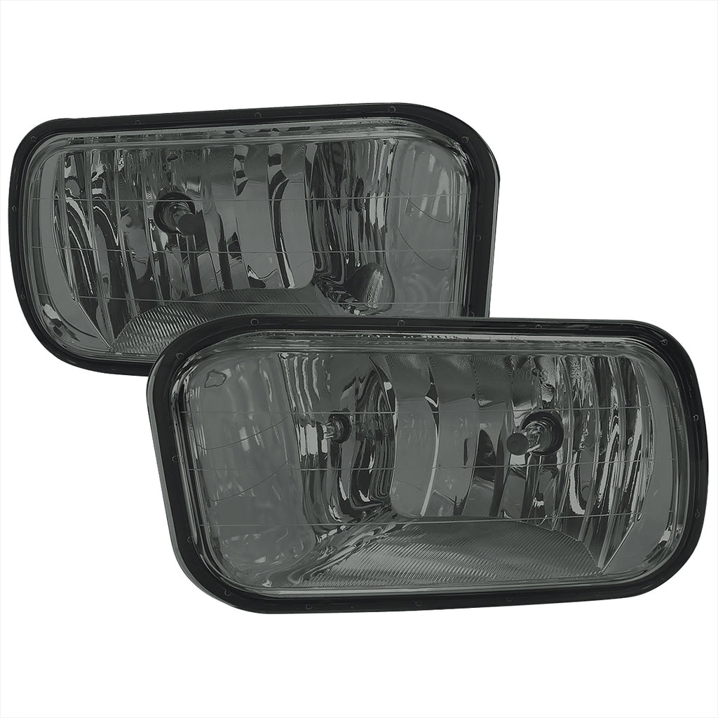 2009-2012 Dodge RAM 1500 / 2010-2018 RAM 2500 3500 H10 Fog Lights (Chrome Housing/Smoked Lens)