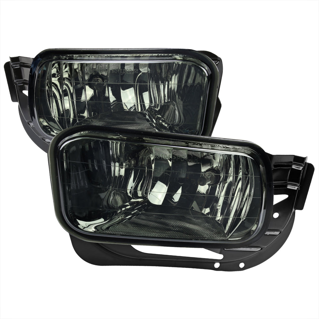 2009-2012 Dodge RAM 1500/ 2010-2018 RAM 2500/3500 H10 Fog Lights (Chrome Housing/Smoked Lens)