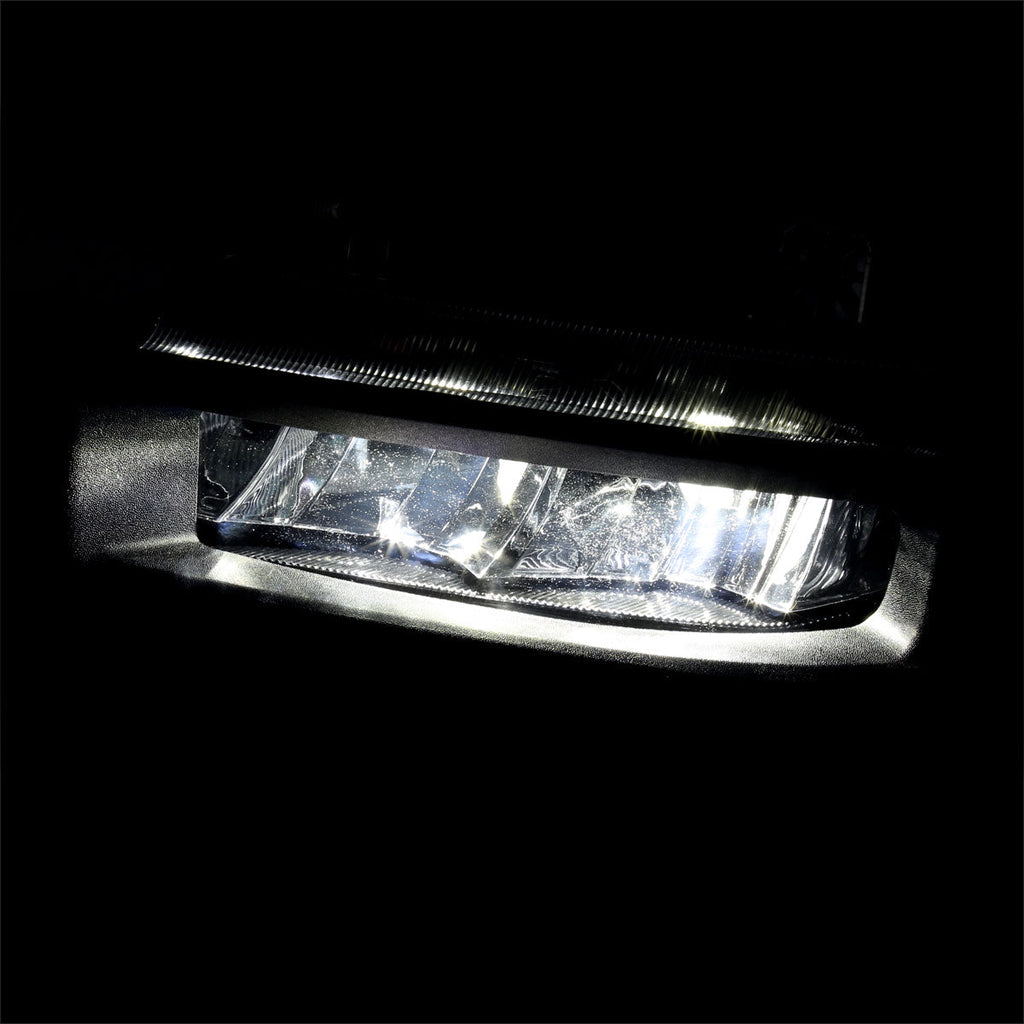 2019-2024 Dodge RAM 1500 LED Fog Lights Kit (Chrome Housing/Smoked Lens)