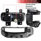2019-2024 Dodge RAM 1500 LED Fog Lights Kit (Chrome Housing/Smoked Lens)