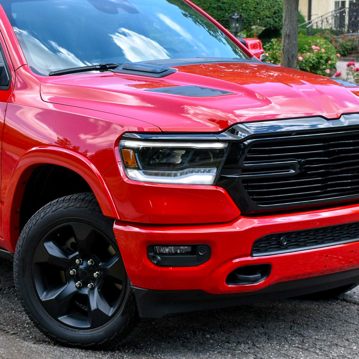 2019-2024 Dodge RAM 1500 LED Fog Lights Kit (Chrome Housing/Smoked Lens)