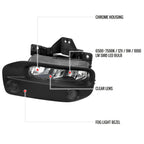 2019-2023 Dodge RAM 2500/3500 LED Fog Lights Kit (Chrome Housing/Clear Lens)