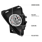 2016-2018 Toyota RAV4 H16 Fog Lights Kit (Chrome Housing/Clear Lens)