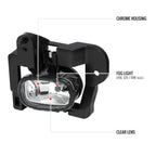2021-2023 Nissan Rogue/Frontier/X-Trail H16 Fog Lights Kit (Chrome Housing/Clear lens)