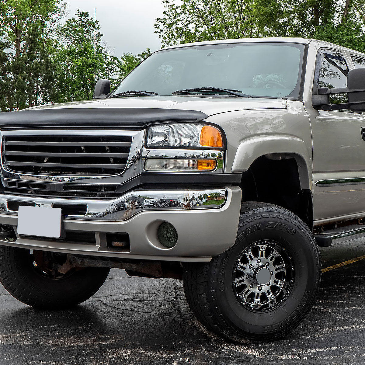 2003-2006 GMC Sierra / 2007 Sierra Classic H10 Fog Lights Kit (Chrome Housing/Smoked Lens)