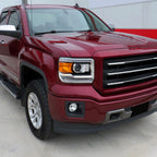 2014-2015 GMC Sierra 1500 H3 Fog Lights (Chrome Housing/Clear Lens)