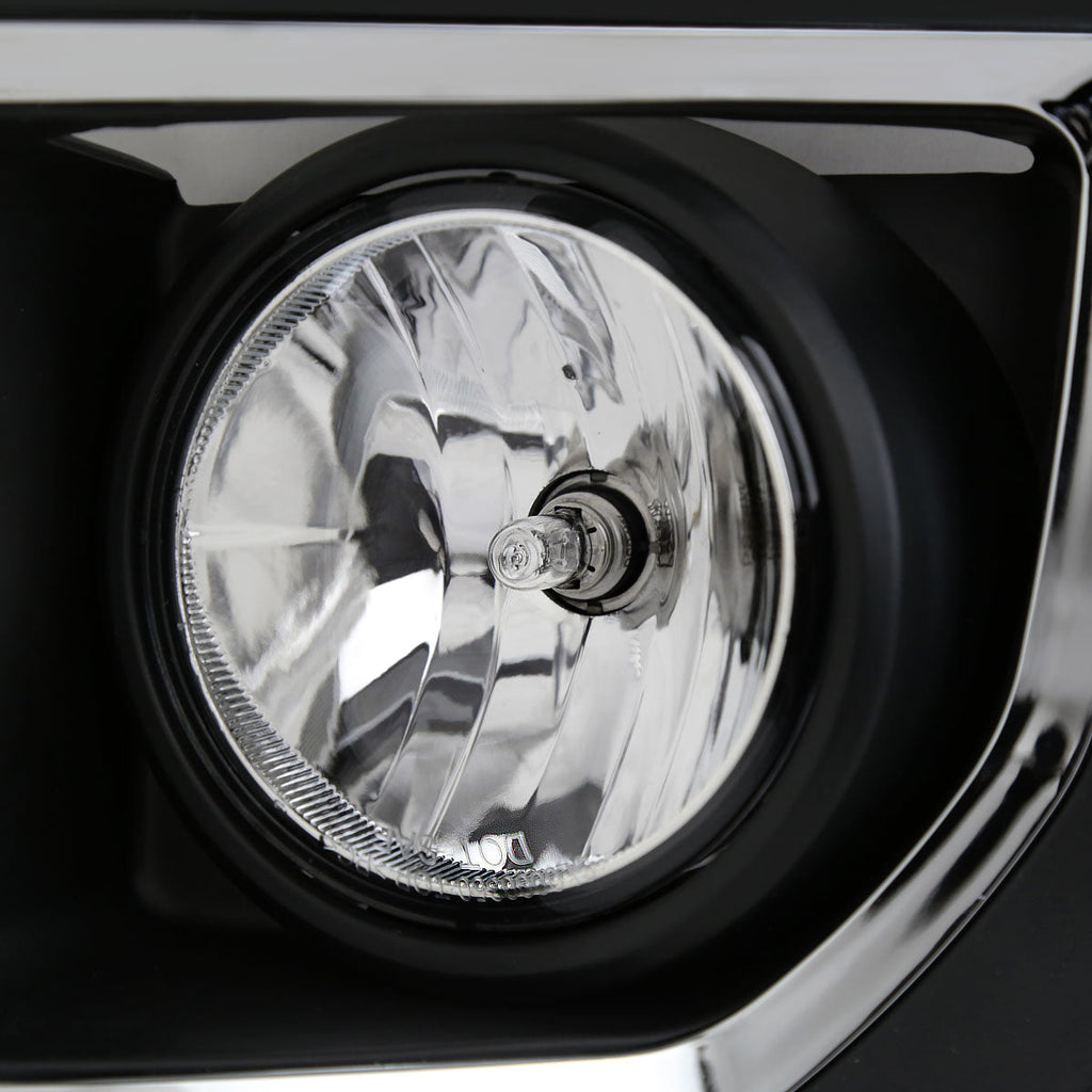 2015-2018 GMC Sierra 2500HD/3500HD PS24W Fog Lights Kit (Chrome Housing/Clear Lens)