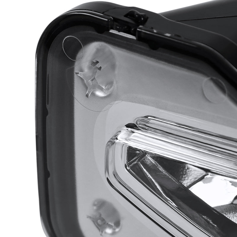 2016-2018 GMC Sierra 1500 6500K LED Fog Lights Kit (Chrome Housing/Clear Lens)