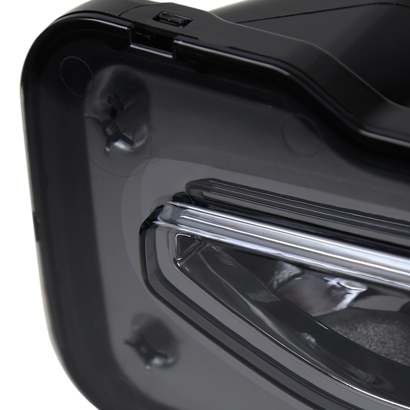 2016-2018 GMC Sierra 1500 6500K LED Fog Lights Kit (Chrome Housing/Smoked Lens)
