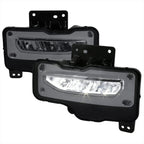 2016-2018 GMC Sierra 1500 6500K LED Fog Lights Kit (Chrome Housing/Smoked Lens)