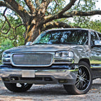 1999-2006 GMC Sierra/Yukon/Yukon XL 12V/27W 881 Fog Lights w/ Mounting Brackets (Chrome Housing/Smoked Lens)